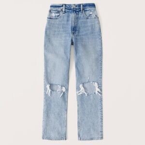 Abercrombie & Fitch 90s Ultra High Rise Straight Jeans Size 6/28 short